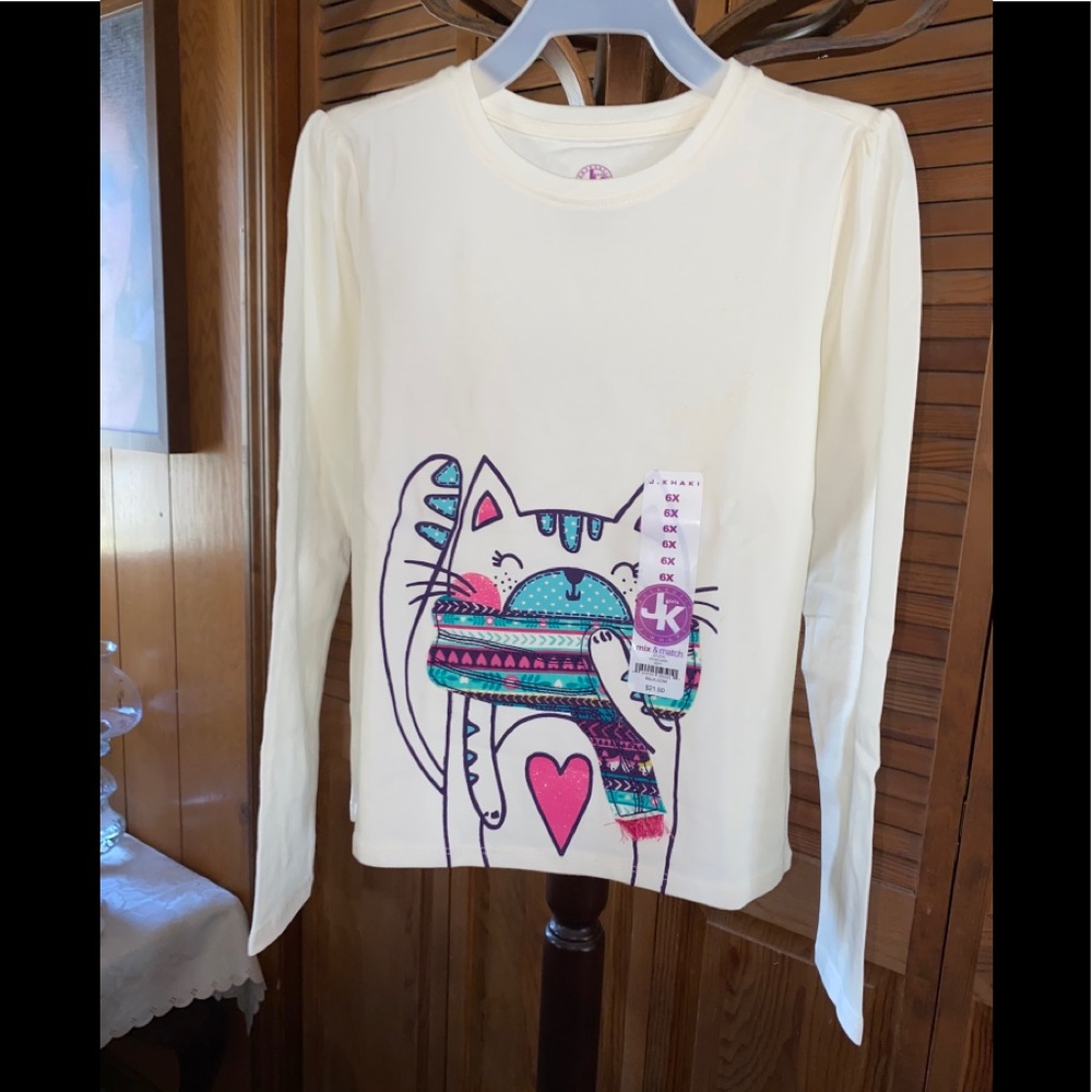 J. Khaki Little girls long sleeve Tee